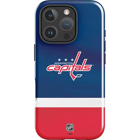 NHL Washington Capitals Jersey iPhone 16 Pro Max Impact Case